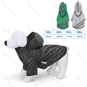 Nobleza Casual Raincoat with Hood and Stripes