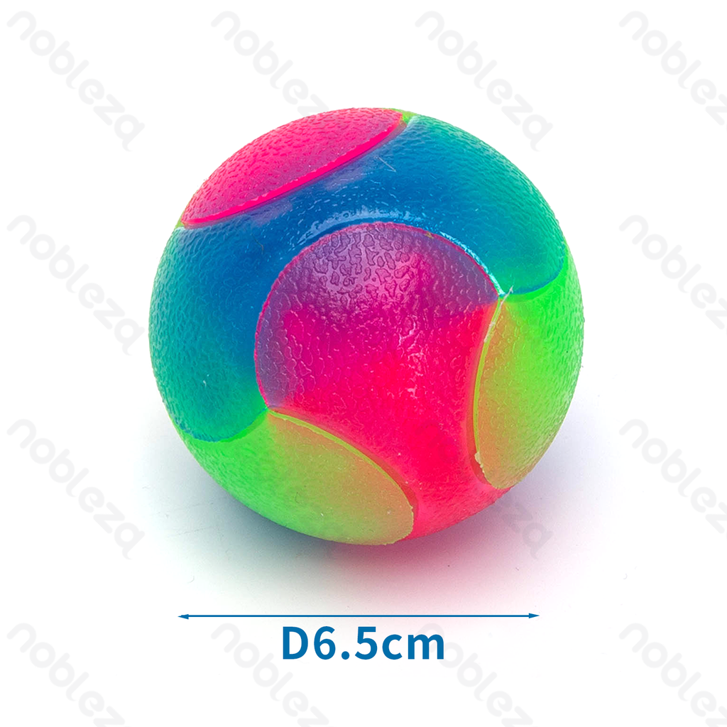 [B40708XNM] Balle Nobleza à 3 couleurs avec lumière LED clignotante
