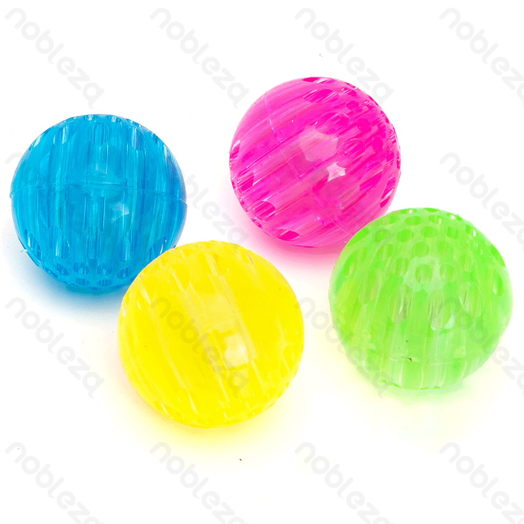 Balle Nobleza à motif en chevrons avec lumière LED clignotante