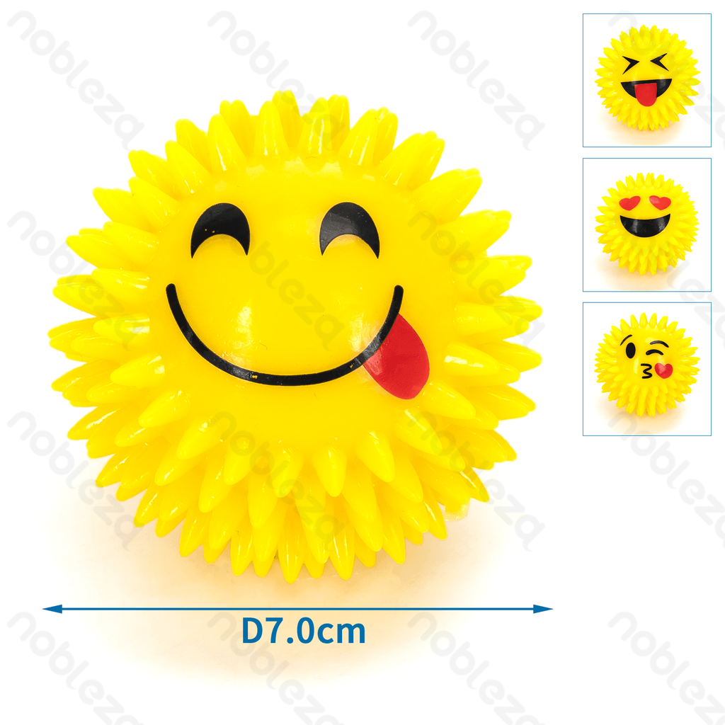 [B40708XNF] Nobleza Spiky Ball with Flashing LED Light