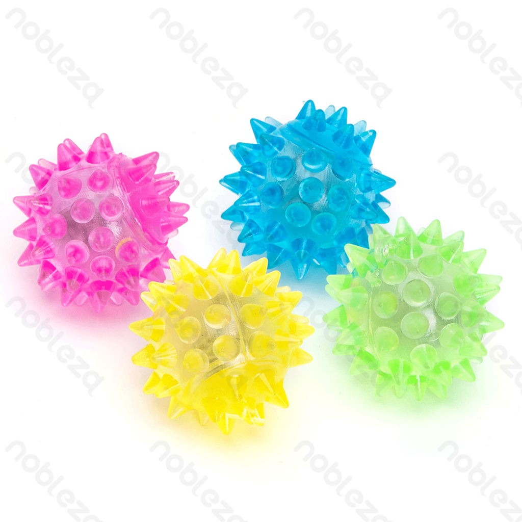[B40708XNE] Nobleza Spiky Ball with Flashing LED Light