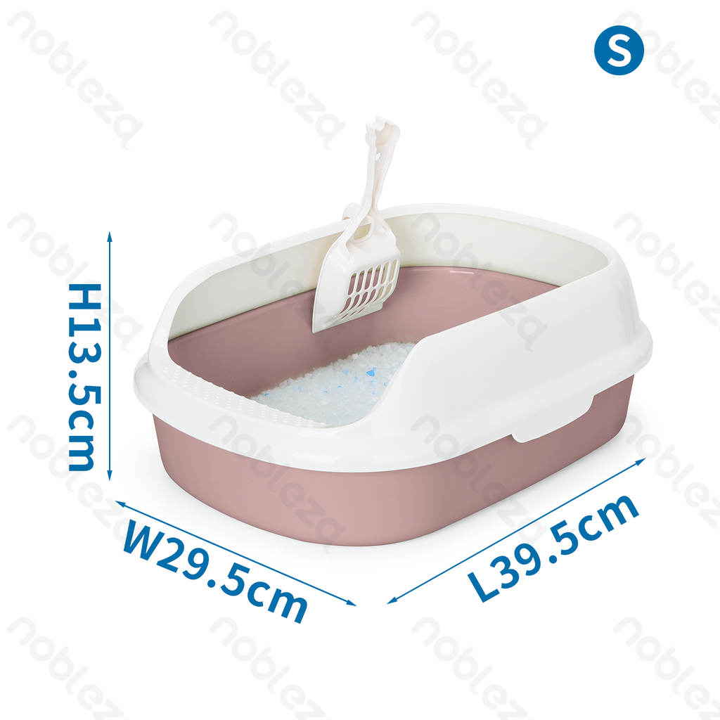 [B40304WLF] Nobleza Enclosed Litter Box with Scoop