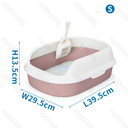 Nobleza Enclosed Litter Box with Scoop