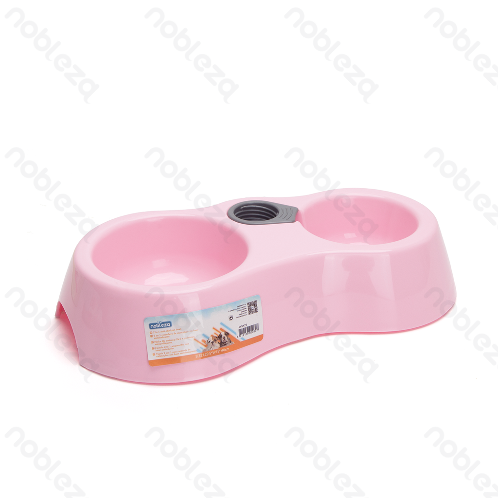 [B40703WSK] Nobleza Antislip voerbak voor huisdieren voor tweeërlei gebruik