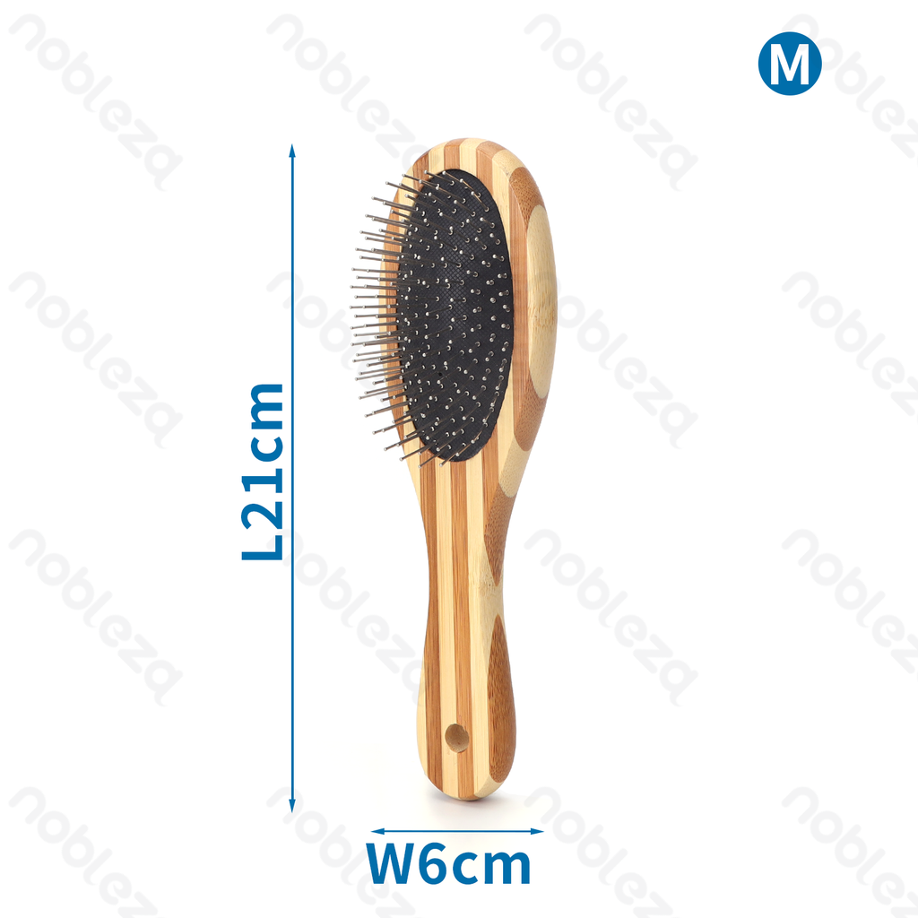 [B40706WQM] Nobleza Single-sided pet comb with zebra print