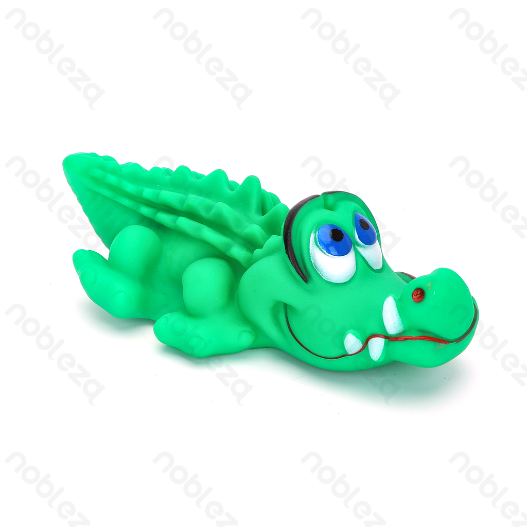 [B40708WRZ] Nobleza Crocodile Vinyl Squeaky Dog Toy