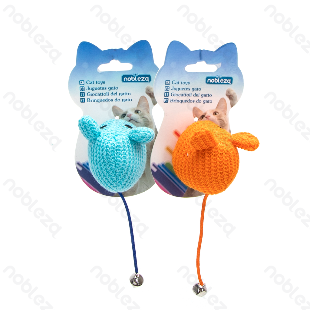 [B40307WEA] Nobleza Knitted Mouse Toy