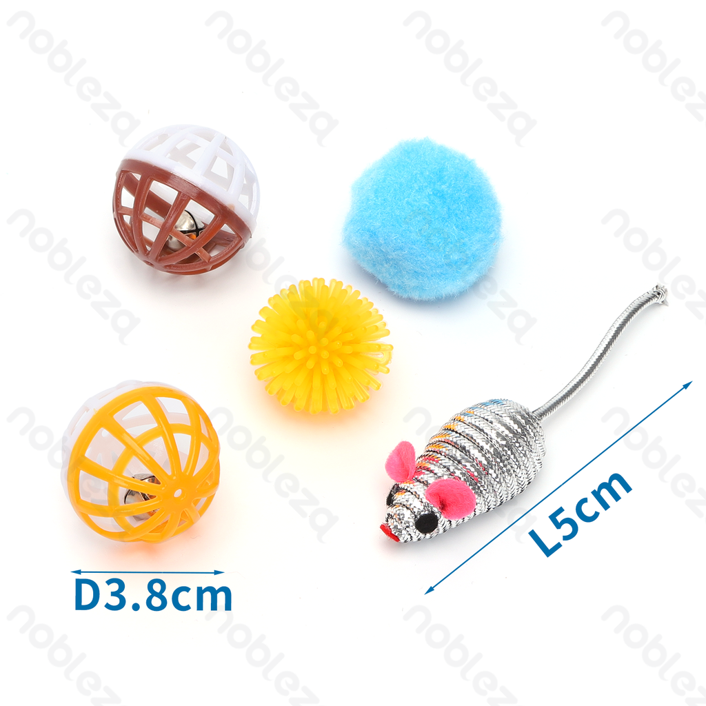 [B40307WBW] Nobleza Mouse and Ball Set