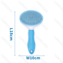 Brosse de massage Nobleza pour animaux de compagnie (dents fines)