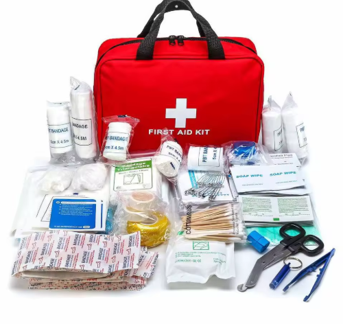 Komplettes Erste-Hilfe-Set: Zuhause, Auto, Arbeit, Camping