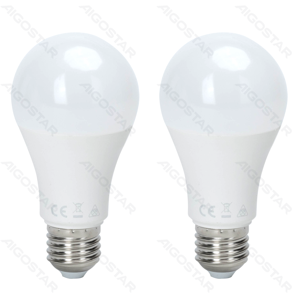 [B1010525I] LED-lamp met licht- en magnetronsensor A60 E27 12W 3000K 2st online