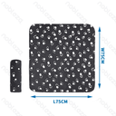 Nobleza PET BLANKET L75*W75CM BLACK ONLINE