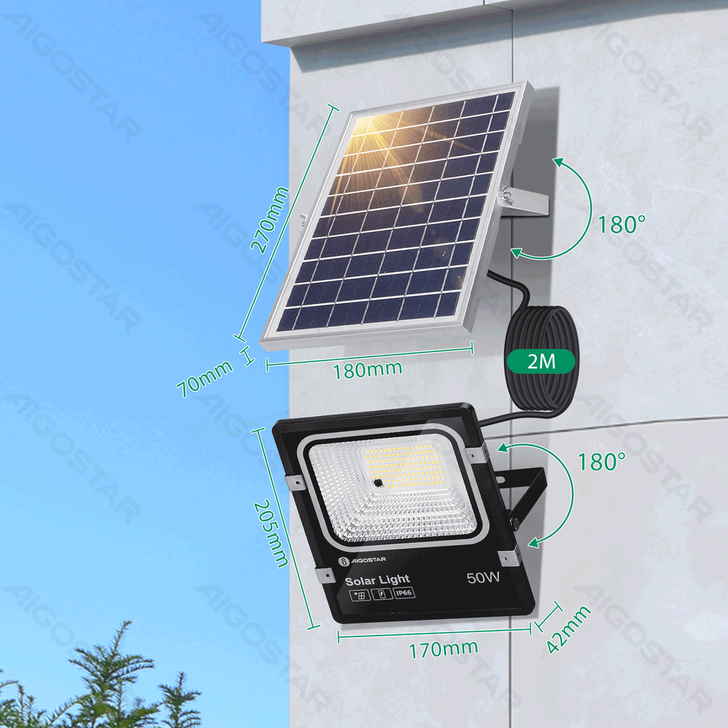 [B10201Q4A] Solar-Scheinwerfer 50 W CCT