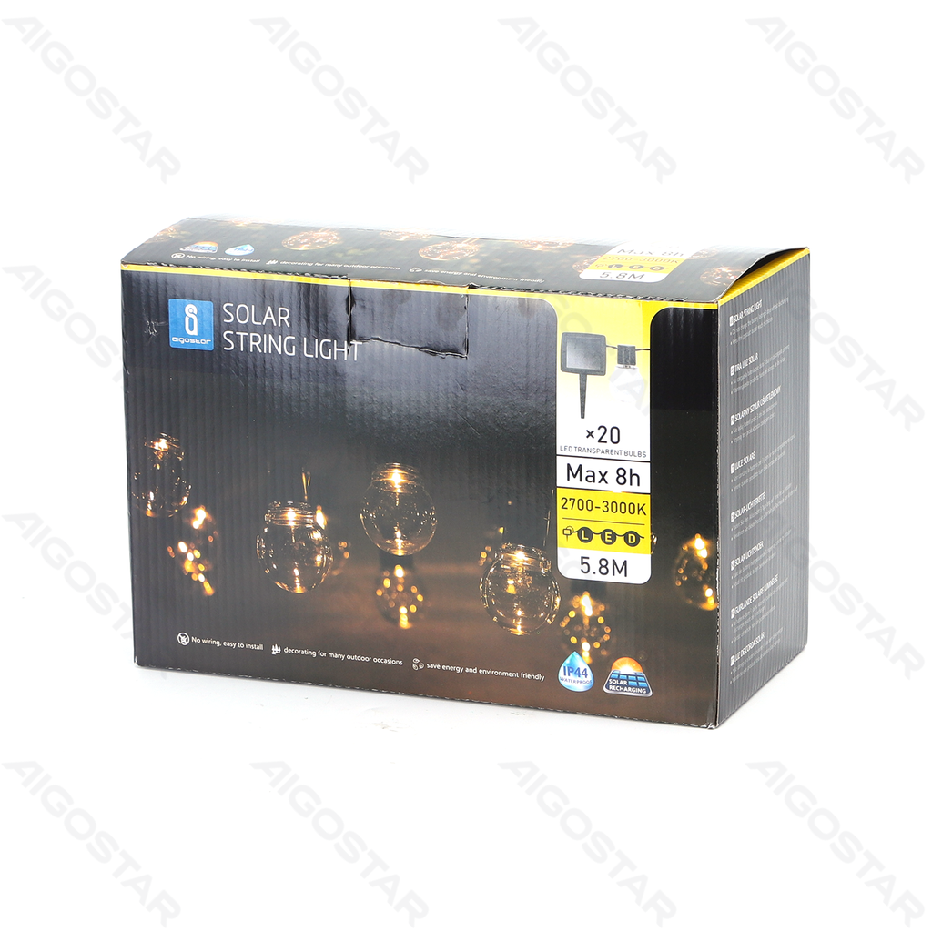 [B10201VRG] Aigostar LED Solar Lichtsnoer
