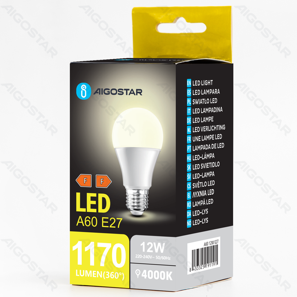 [B10105MQD] LED A60 E27 12W 4000k