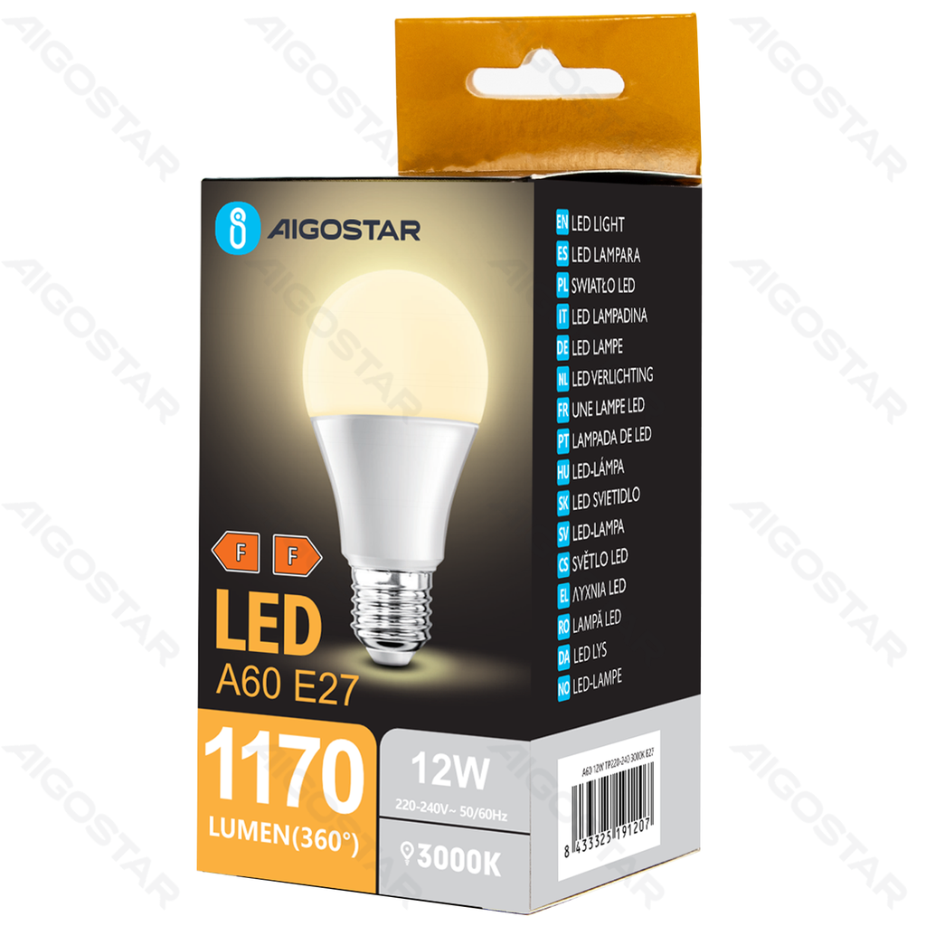 [B10105MQE] LED A60 E27 12W 3000k