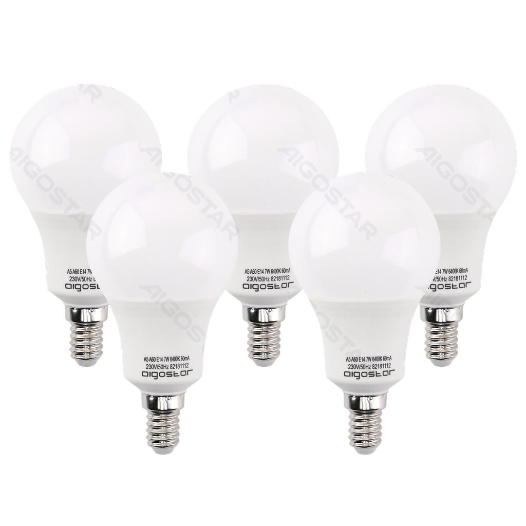 Ampoules LED A60 E14 7W 6500K