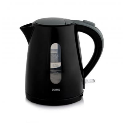 [6088354] DOMO Waterkoker 1L zwart/grijs