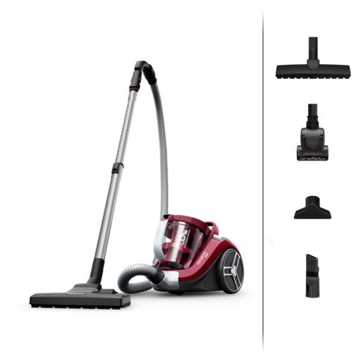 [7576625] ROWENTA Compact Bagless Canister Vacuum Cleaner