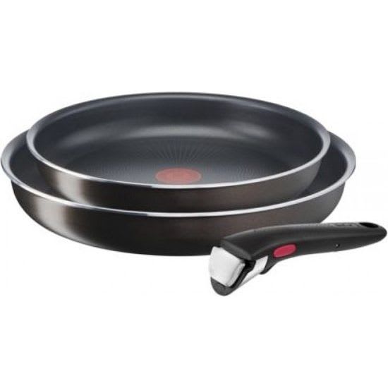 [7689903] TEFAL Set of frying pans 24/28cm + handle