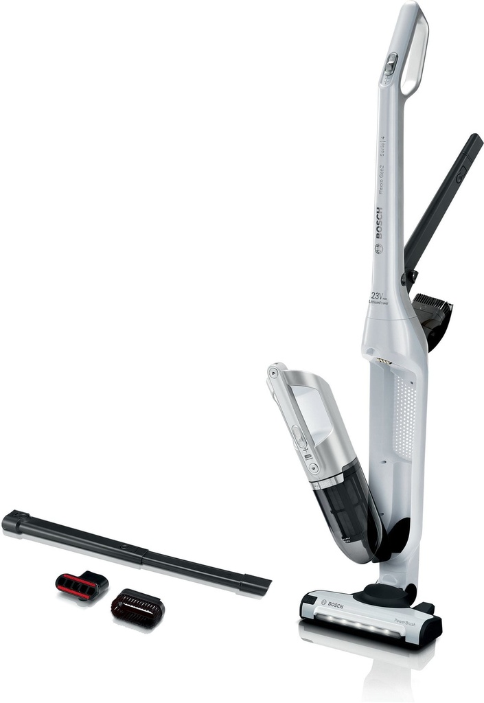 [8197019] BOSCH Cordless Vacuum Cleaner White & Silver
