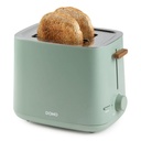 DOMO Broodrooster Wood You groen 2 sneden