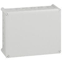 Aftakdoos Plexo rechthoekig IP 55 waterdicht - grijs - 36 kabelinvoeren