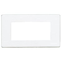 Afdekplaat Magic - 4 modules - voor ref. 504S en ref. 504SA - Ivoor