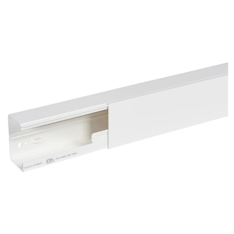 DLP distri kabelgoot 90x60 mm lengte 2m - wit - met deksel