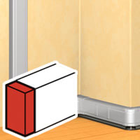 LEGRAND Einddeksel voor DLP aluminium 50 x 105 mm - dekselbreedte 85 mm