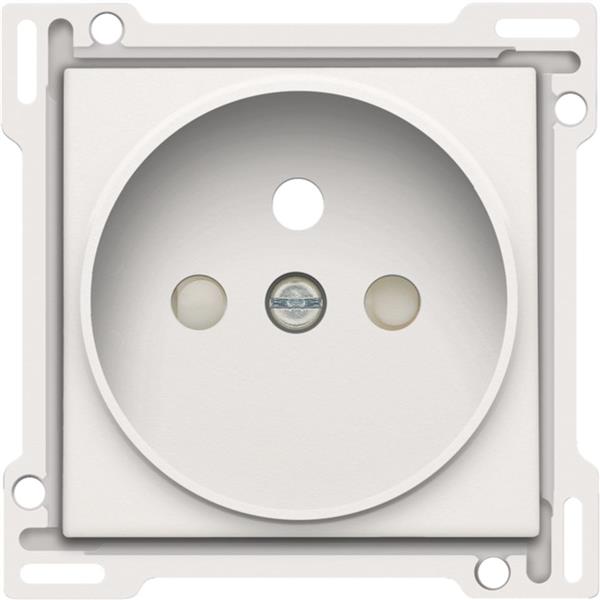 [3734881] NIKO - Centraalplaat stopcontact met penaarde, 21mm - 154-66101