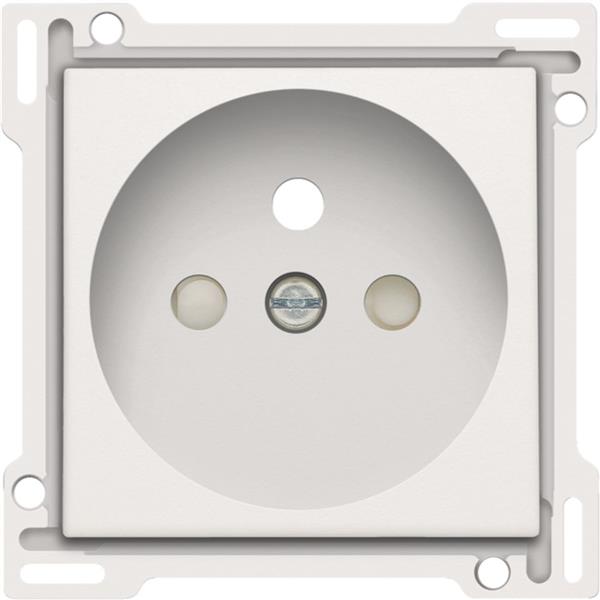 [3734883] NIKO - Centraalplaat stopcontact met penaarde, 28,5mm - 154-66601