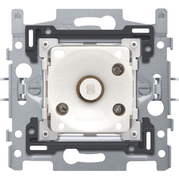 NIKO - Sokkel drukknop 6a, amber led, e10-lampvoet, klauwbevestiging - 170-04000