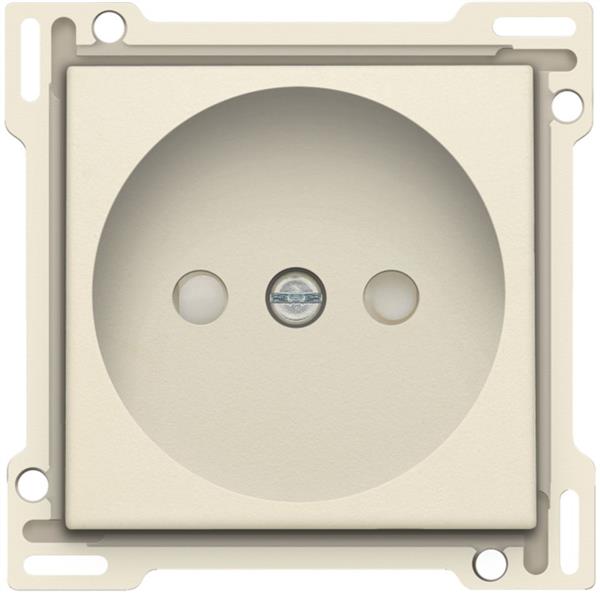 [3771065] NIKO - Centraalplaat stopcontact zonder aarding, 21mm, crème - 100-66501