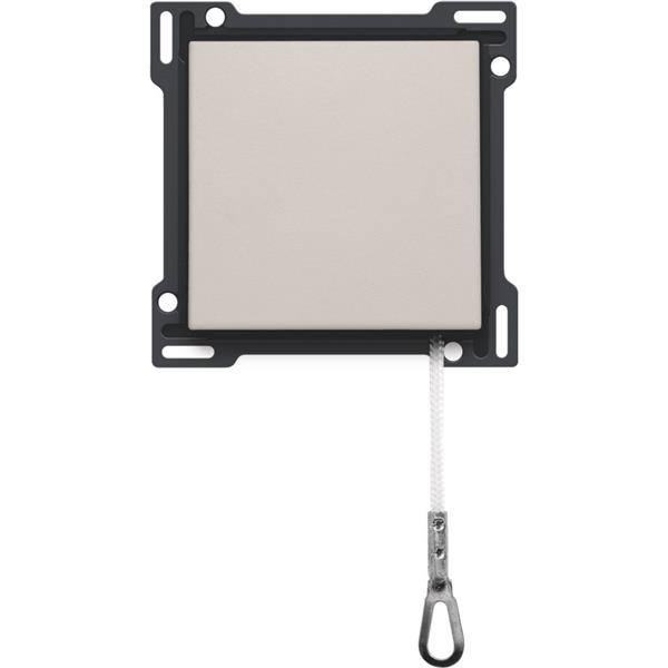 NIKO - Centraalplaat trekschakelaar, lichtgrijs - 102-63606