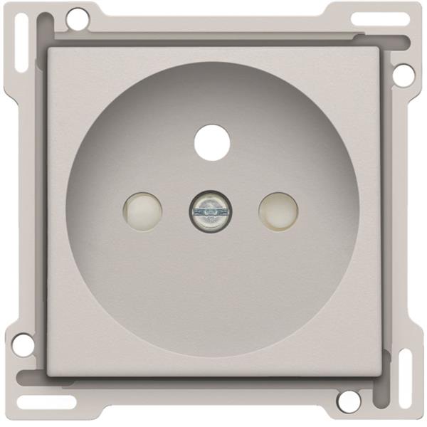 NIKO - Centraalplaat stopcontact met penaarde, 28,5mm - 102-66601