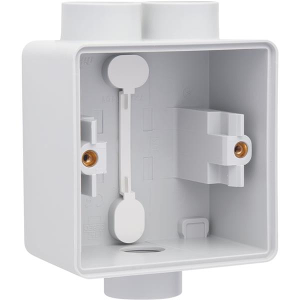 NIKO - Hydro spuitwaterdichte opbouwdoos voor 1 functie, met 3 m20-ingangen - 700-84112