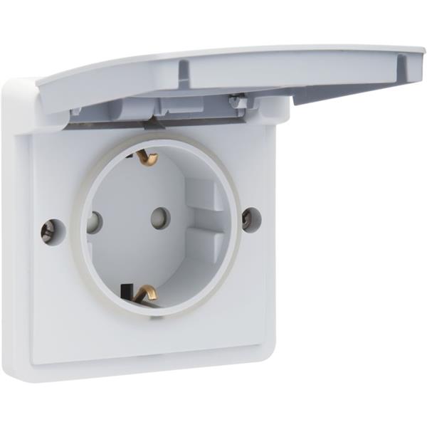 [4085547] NIKO - New Hydro wandcontactdoos 2P+A (randaarde) 250V - 700-36800
