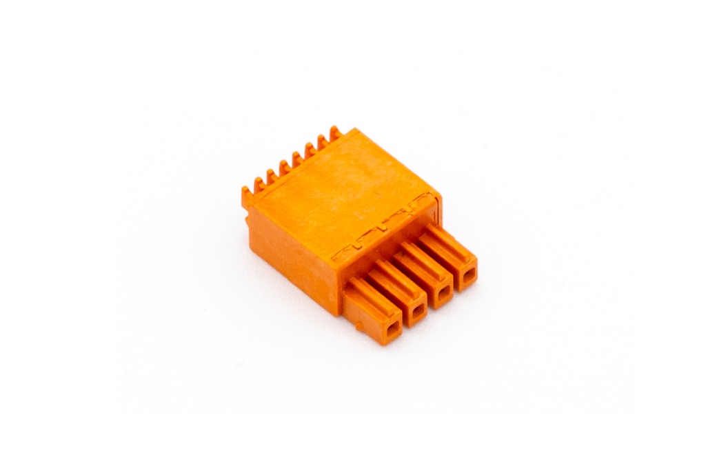 [000478] Push-in terminal orange 4-pin