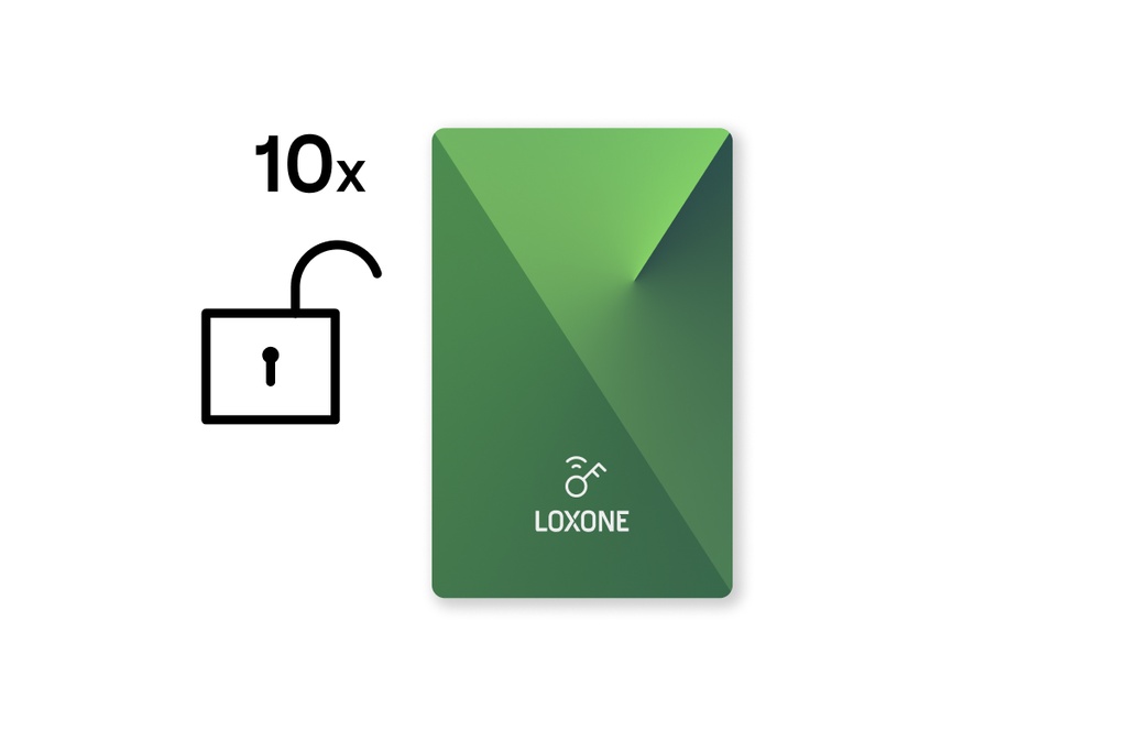 [200448] Loxone Niet-versleutelde NFC Smart Cards Set (10 st.)