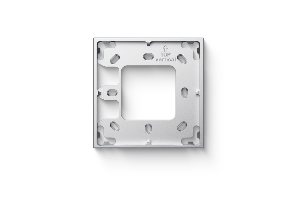 [100487] Loxone Montageframe Enkel zilver