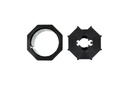 Adaptateur / Embout 60 mm tube octogonal