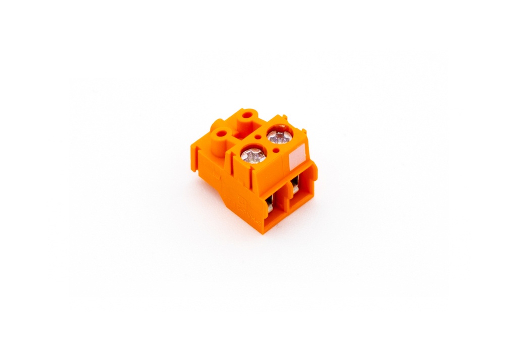 [000574] Screw-Plug Terminal Orange 2-Pin