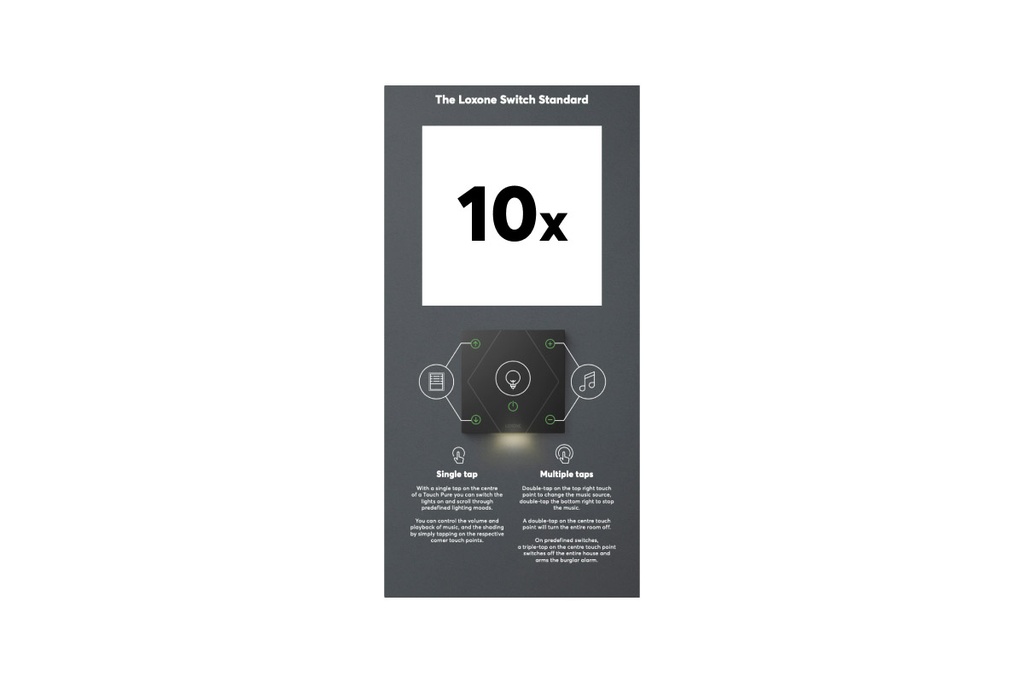 Loxone Drukknopfiche (10 st.)