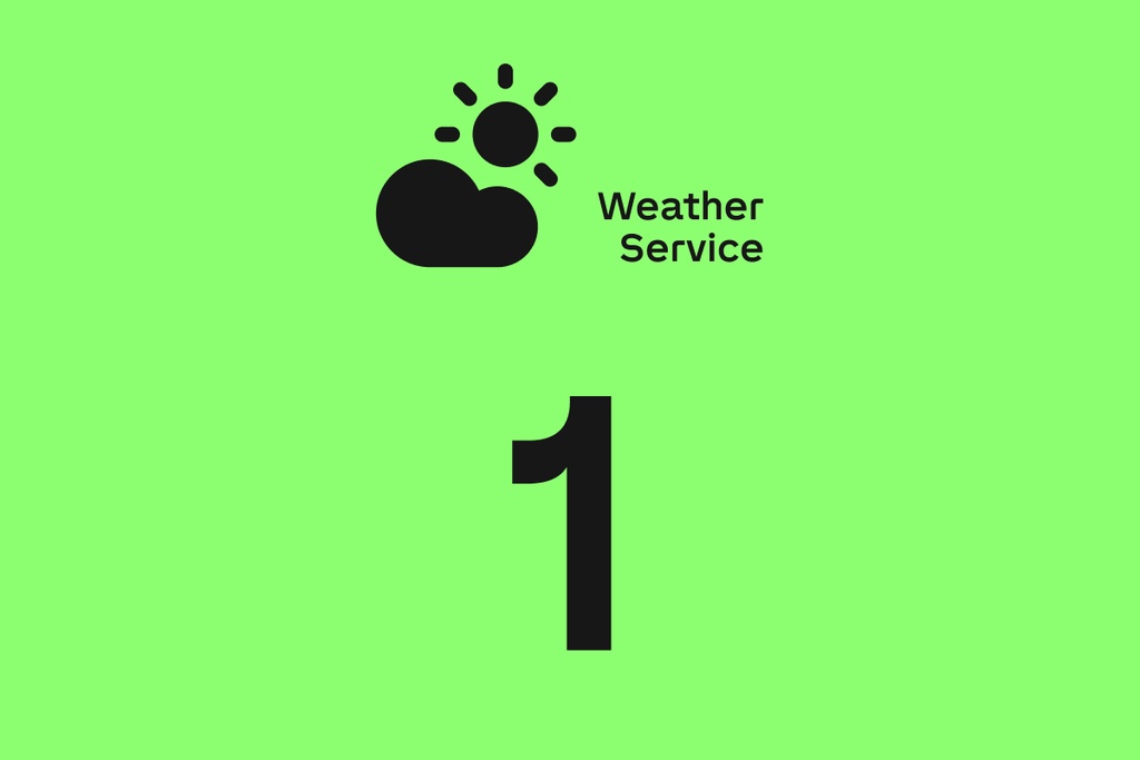 [100025] Weather Service 1 Year