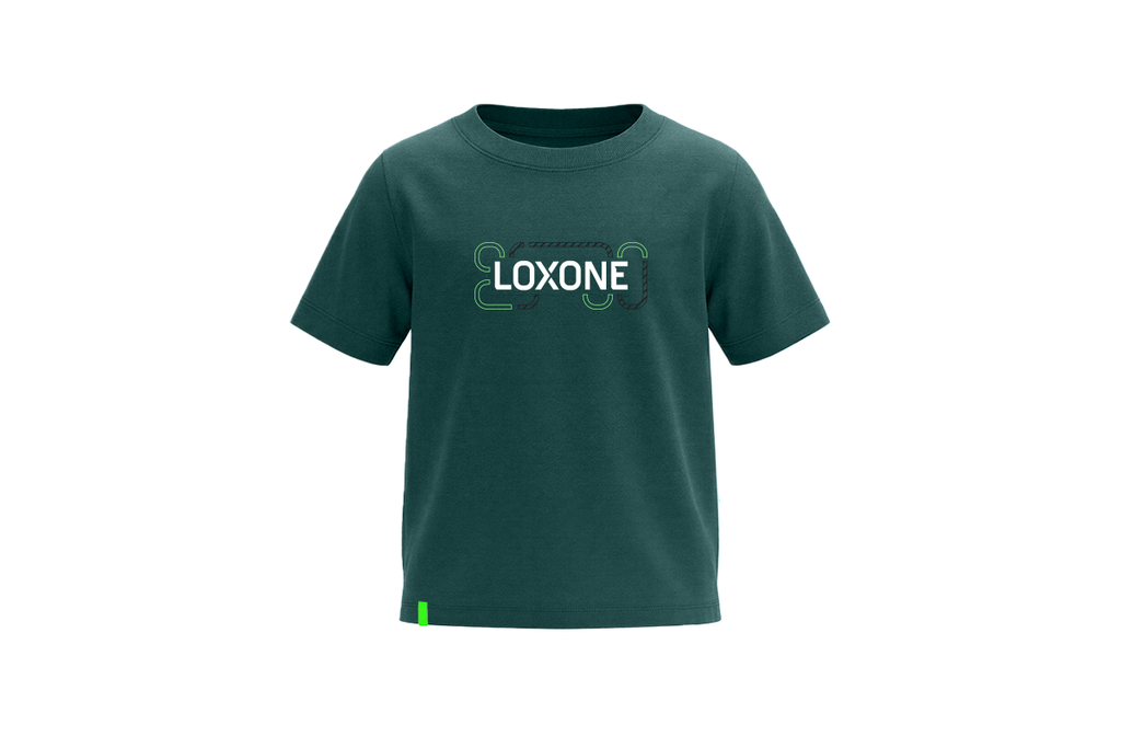 Loxone Kids T-shirt Lifestyle donkergroen 140