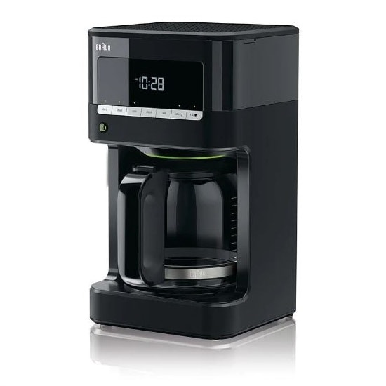 Koffiezetapparaat PurAroma 7 - 1000W - 15 tassen - glazen kan - timer - zwart