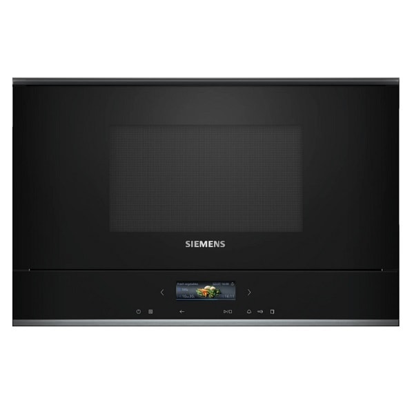 [7700806] Siemens Huishoud Microgolfoven inbouw iQ700 38cm zwart