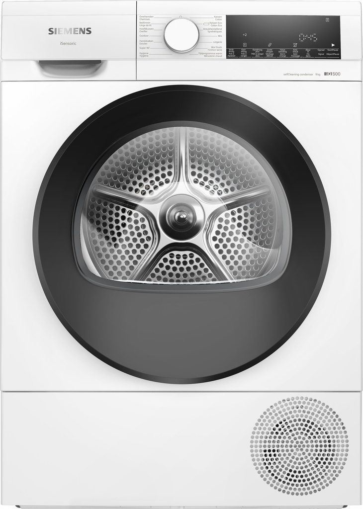 [7752313] Siemens Huishoud Droogautomaat iQ500 warmtepomp 9kg C
