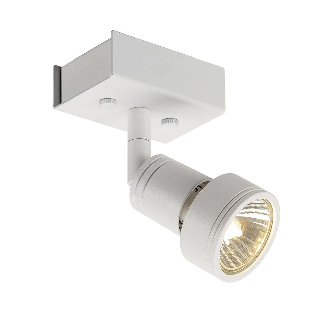PURI 1 plafond armatuur, mat wit, GU10, max. 50W, incl. deco ring
